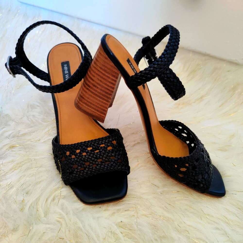 NEW Nine West Block Heeled Sandals